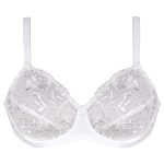 سوتین زنانه پانیذ مدل فنردار کد 33102 رنگ سفید