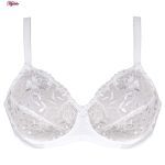 سوتین زنانه پانیذ مدل فنردار کد 33102 رنگ سفید