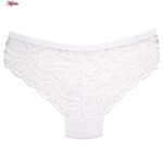 ست شورت و سوتین زنانه پانیذ مدل فنردار کد 9015 رنگ سفید