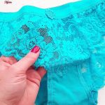 ست شورت و سوتین زنانه پانیذ مدل فنردار کد 9015 رنگ آبی فیروزه ای