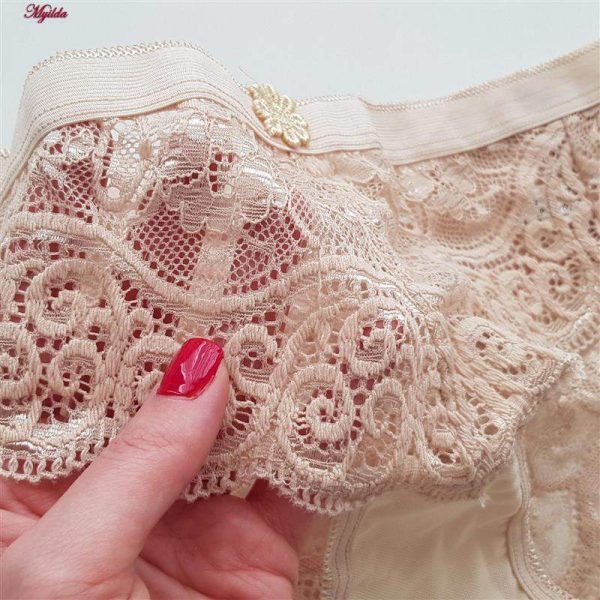 ست شورت و سوتین زنانه پانیذ مدل فنردار کد 9015 رنگ کرم