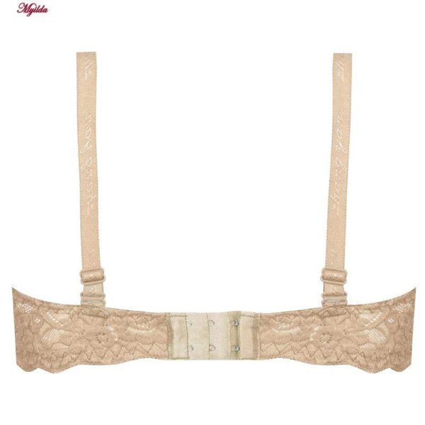 ست شورت و سوتین زنانه پانیذ مدل فنردار کد 9015 رنگ کرم