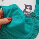 ست شورت و سوتین زنانه پانیذ مدل فنردار کد 9012 رنگ سبز