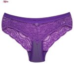 ست شورت و سوتین زنانه پانیذ مدل فنردار کد 9015 رنگ بنفش