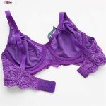 ست شورت و سوتین زنانه پانیذ مدل فنردار کد 9012 رنگ بنفش