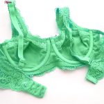 ست شورت و سوتین زنانه پانیذ مدل فنردار کد 9015 رنگ سبز