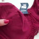 ست شورت و سوتین زنانه پانیذ مدل فنردار کد 9012 رنگ زرشکی