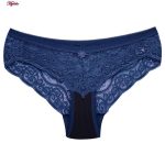 ست شورت و سوتین زنانه پانیذ مدل فنردار کد 9015 رنگ سرمه ای