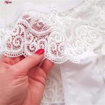 ست شورت و سوتین زنانه پانیذ مدل فنردار کد 9015 رنگ سفید