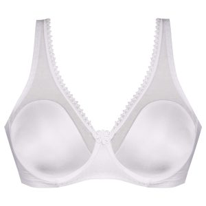 سوتین زنانه پانیذ مدل فنردار کد 33103 رنگ سفید