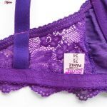 ست شورت و سوتین زنانه پانیذ مدل فنردار کد 9012 رنگ بنفش