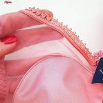 سوتین زنانه پانیذ مدل فنردار کد 33103 رنگ کالباسی