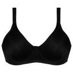 سوتین زنانه پانیذ مدل فنردار کد 22204 رنگ مشکی