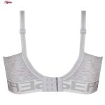 سوتین زنانه پانیذ مدل بدون فنر کد 66385-2 رنگ طوسی