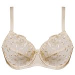 سوتین زنانه پانیذ مدل فنردار کد 33102 رنگ کرم