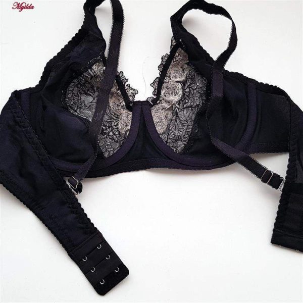 ست شورت و سوتین زنانه پانیذ مدل فنردار کد 9026 رنگ مشکی