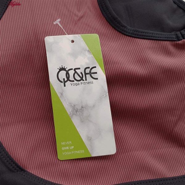 نیم تنه ورزشی زنانه کیو سی اند اف ای مدل پد دار بدون فنر کد 4230-4