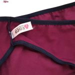 شورت زنانه کوزا مدل پنبه ای برج ایفل کد 4294-3 رنگ زرشکی