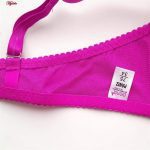 ست شورت و سوتین زنانه پانیذ مدل فنردار کد 9028 رنگ سرخابی