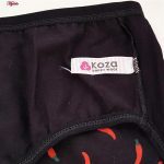 شورت زنانه کوزا مدل پنبه ای کد 4293 رنگ مشکی