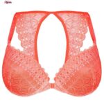 ست شورت و سوتین زنانه ماییلدا مدل پوش آپ فنردار کد 4282-7107 رنگ نارنجی