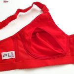 سوتین شیردهی پانیذ مدل بدون فنر کد 66339 رنگ قرمز