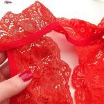 ست شورت و سوتین زنانه پانیذ مدل بدون فنر بندی کد 9035 رنگ قرمز