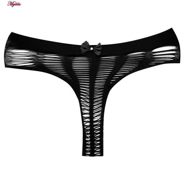 لباس خواب زنانه ماییلدا مدل فانتزی کد 3684-L185 رنگ مشکی