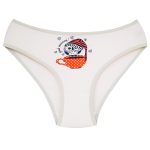 شورت زنانه کوزا مدل پنبه ای جغد خوابالو کد 4294-8 رنگ سفید