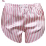 ست نیم تنه و شلوارک زنانه ماییلدا مدل راه راه کد 3969-M66