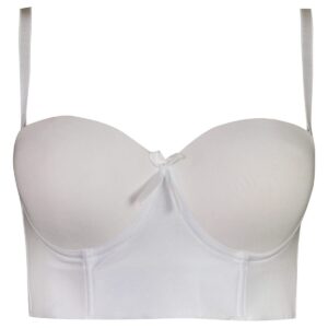 سوتین زنانه مدل فنردار کد 4289 رنگ سفید