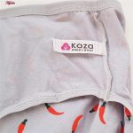 شورت زنانه کوزا مدل پنبه ای کد 4293 رنگ طوسی