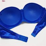 سوتین زنانه مدل دکلته فنردار کد 4286 رنگ آبی