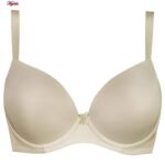 سوتین زنانه مدل فنر دار کد 4285 رنگ کرم