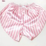 ست نیم تنه و شلوارک زنانه ماییلدا مدل راه راه کد 3969-M66