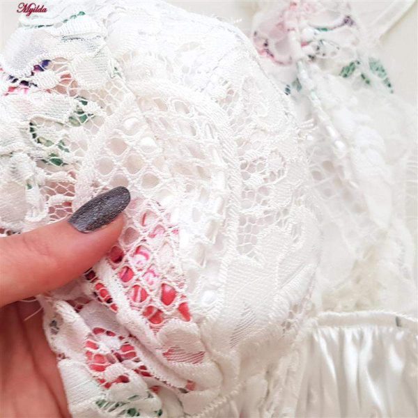 لباس خواب زنانه ماییلدا مدل 3685-774 رنگ سفید