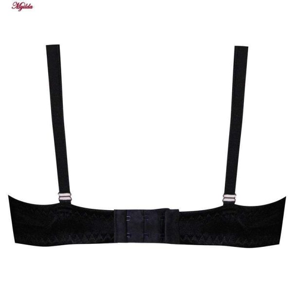 ست شورت و سوتین زنانه پانیذ مدل فنردار کد 9026 رنگ مشکی