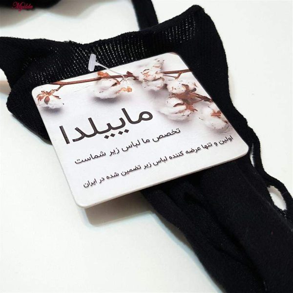 جوراب شلواری زنانه ماییلدا مدل فانتزی کد 3684-KW116 رنگ مشکی
