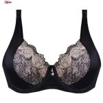 ست شورت و سوتین زنانه پانیذ مدل فنردار کد 9026 رنگ مشکی