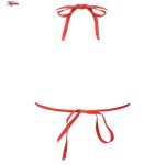 ست شورت و سوتین زنانه پانیذ مدل بندی گیپوری کد 9043 رنگ گلبهی