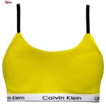 ست شورت و نیم تنه ورزشی زنانه مایا مدل بدون فنر پددار کد MY-4297-5009 رنگ زرد