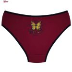 شورت زنانه کوزا مدل پنبه ای پروانه کد 4294-6 رنگ زرشکی