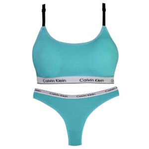 ست شورت و نیم تنه زنانه مایا مدل بدون فنر پددار کد 4297-5009 رنگ آبی