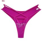 ست شورت و سوتین زنانه پانیذ مدل فنردار کد 9028 رنگ سرخابی