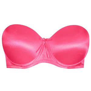 سوتین زنانه مدل دکلته فنردار کد 4286 رنگ صورتی