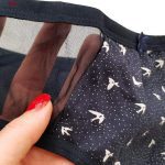 ست شورت و سوتین زنانه پانیذ مدل فنردار کد 9046 رنگ سرمه ای