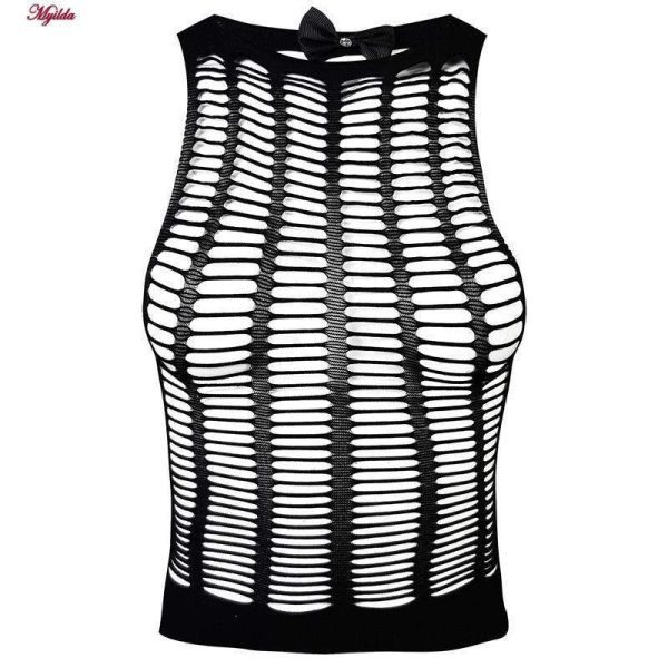 لباس خواب زنانه ماییلدا مدل فانتزی کد 3684-L185 رنگ مشکی