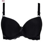 سوتین زنانه مدل فنردار کد 4291 رنگ مشکی