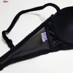 سوتین زنانه مدل دکلته فنردار کد 4288 رنگ مشکی