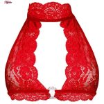 ست شورت و سوتین زنانه پانیذ مدل بدون فنر بندی کد 9035 رنگ قرمز